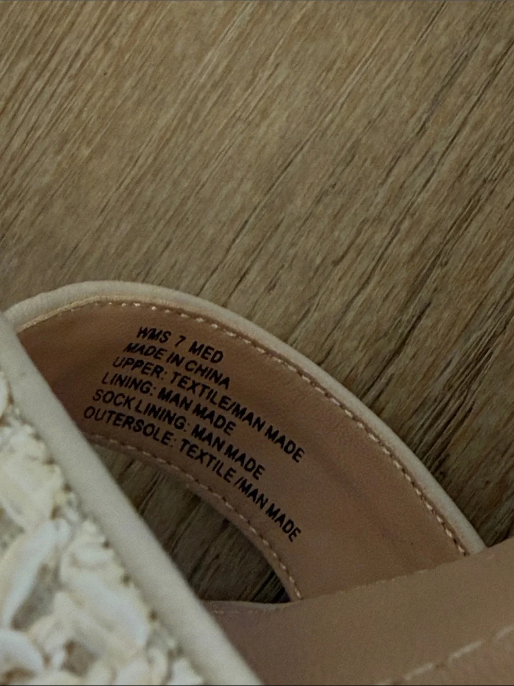Draper James Cream Woven Platform Wedge Sandals